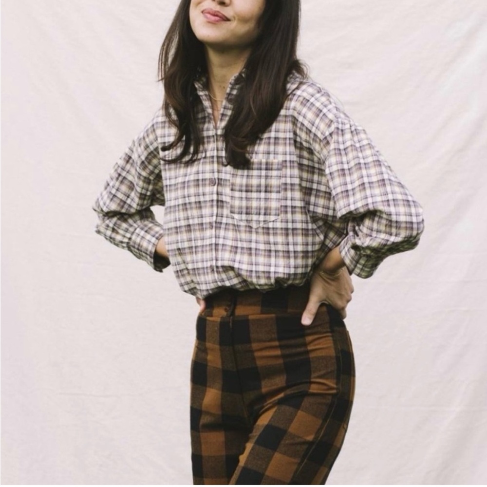 Myrtle Handmade Deadstock Cotton Shirt Medium